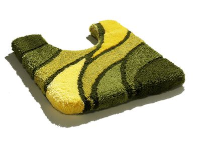 Kleine Wolke Badgarnitur in Table Tuft Qualität GRÜN