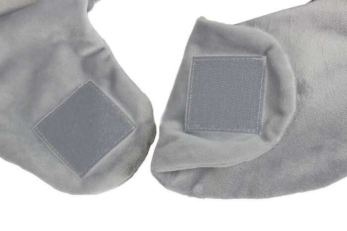 Vital Comfort Nacken-Wärmflasche mit extra Stehkragen GRAU