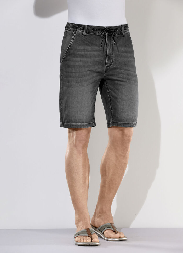 Legere Jeans-Shorts in 3 Farben ANTHRAZIT