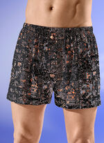 Viererpack Boxershorts mit Alloverdessin 