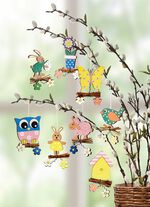 Aufh&auml;nger aus Holz, 16er-Set 