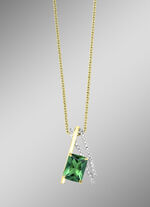 Vergoldeter Anhänger mit Ankerkette 