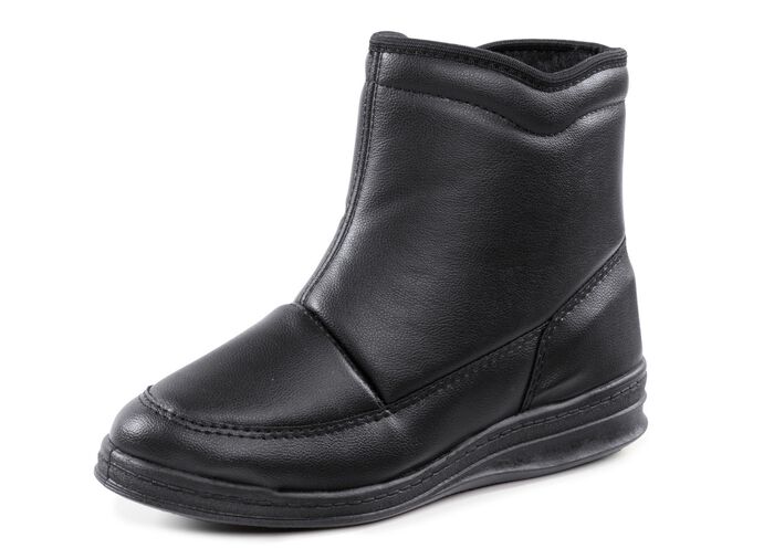 Stiefelette mit Warmfutter SCHWARZ