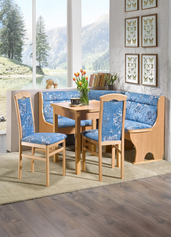 Esszimmermöbel aus massiven Buchenholz BUCHE-BLAU