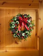 Wandkranz aus hochwertigem Kunst- und Textilmaterial 