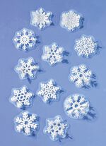 3D-Schneeflocken, 12er-Set 