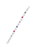 Armband mit Kristallen in Pink 