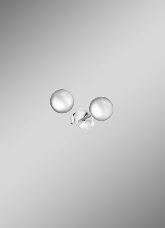Gl&auml;nzende Kugelohrstecker 
