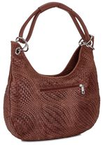 Laurina Tasche aus schattiertem Kalbleder MARONE