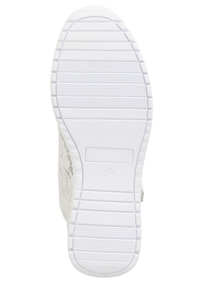 ELENA EDEN, schicke Damen-Boots, Weite G, mit herausnehmbarem Fußbett WEISS