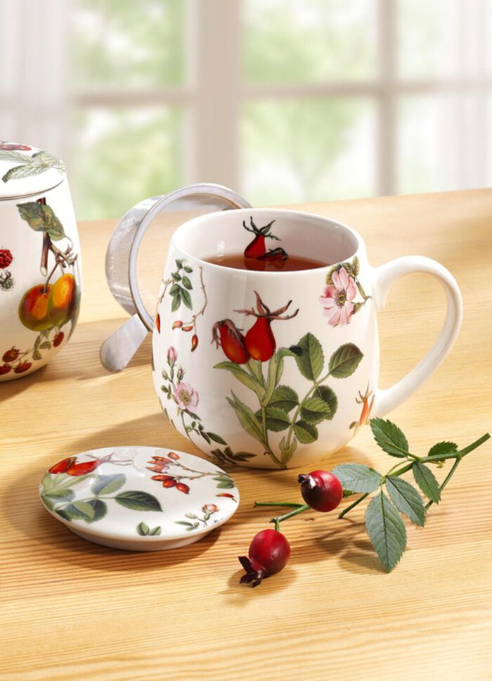 Teetassen aus feinem Porzellan BUNT