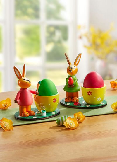 Eierbecher aus Holz, 2er-Set 