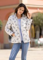 Funktions-Wendejacke mit Bl&uuml;tendessin 