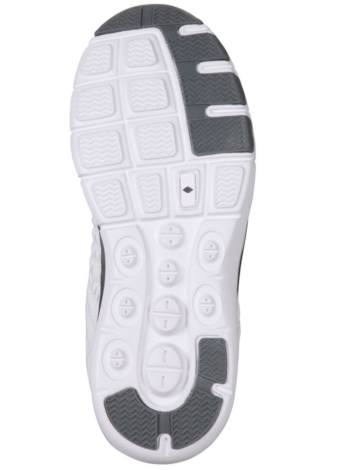 Sneaker aus effektvoll dessiniertem Textilmaterial 