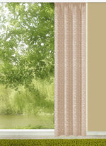 Übergardine mit Universalschienenband BEIGE