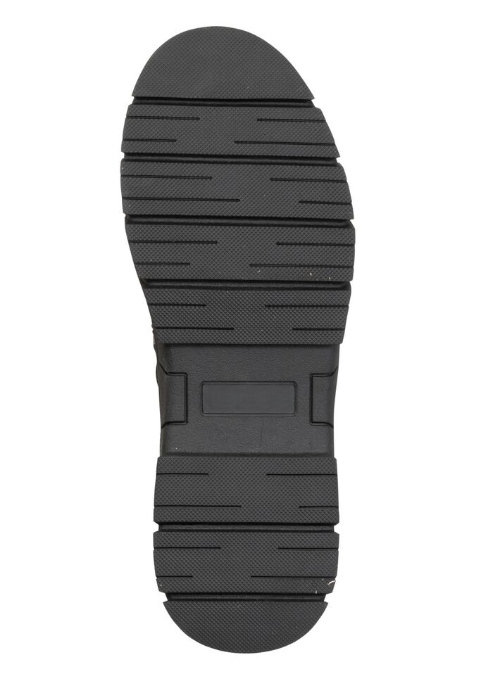 ELENA EDEN, gef&uuml;tterte Damen-Boots, Winterschuhe, Weite G, mit herausnehmbarem Fu&szlig;bett SCHWARZ