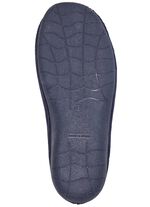 Textil-Hausschuh in Cord-Optik MARINE