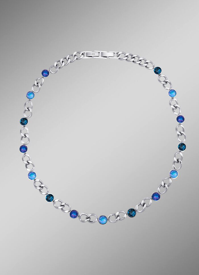 Halskette mit Kristalle 