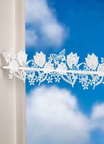 Hochwertige Stangendekoration mit Tulpen-Motiv 