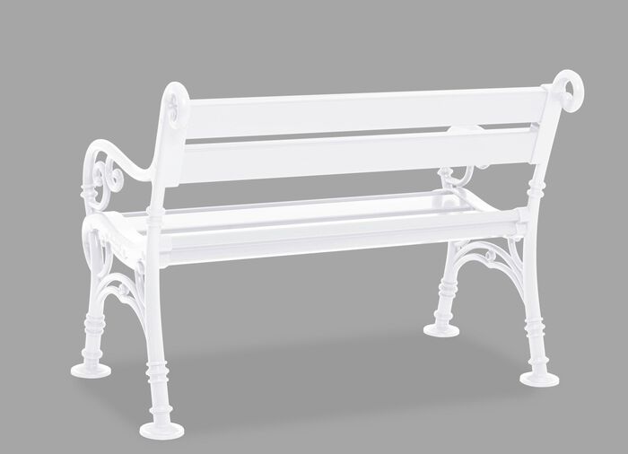 Gartenbank aus Voll-Kunststoff 