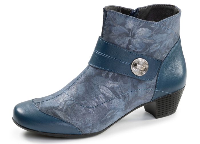 ELENA EDEN, elegante Damen-Stiefeletten, Weite G, mit herausnehmbarem Fu&szlig;bett JEANS