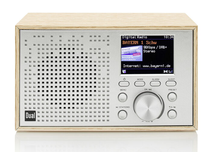 Dual DCR-100 Digitalradio im Holzdesign