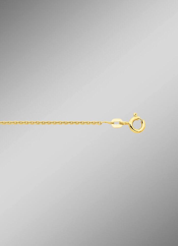 Herrlich verspielte, vergoldete Rundankerkette aus Silber 925/- fein 