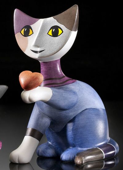 Goebel Katze mit Herz 