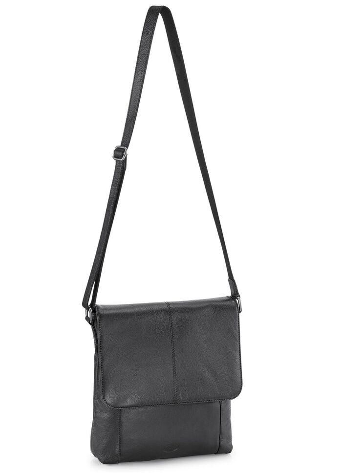 Tasche aus bestem B&uuml;ffelleder SCHWARZ