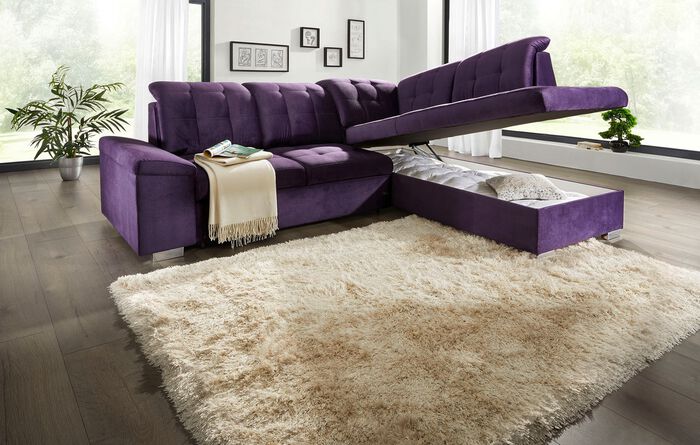 Polsterecke mit Funktion LILA