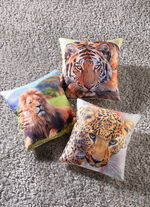 Kissenbezüge mit Raubtiermotiv 