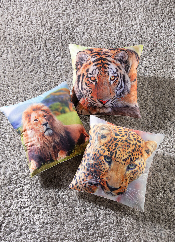 Kissenbezüge mit Raubtiermotiv 