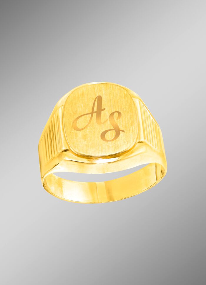 Klassischer Herrenring, zur Gravur geeignet 