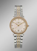 Dugena-Quartz-Damenuhr mit Edelstahlbandgeh&auml;use 