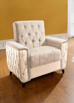 Polstermöbel mit Bettkasten und Liegefunktion CREME