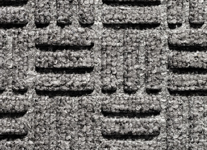 Fußmatte mit rutschhemmender Gummi-Rückseite ANTHRAZIT