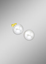 Ohrstecker mit Süßwasser-Zuchtperlen-Bouton 