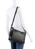 Laurina, Tasche, Damen, mit verstellbarem Umh&auml;ngeriemen SCHWARZ