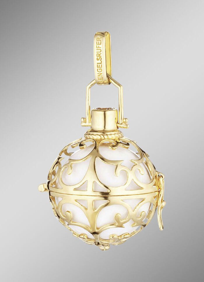 "Engelsrufer"-Anhänger vergoldet 
