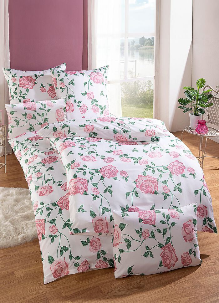 Florella Bettw&auml;sche-Garnitur in Microfaser-Qualit&auml;t ROS&Eacute;