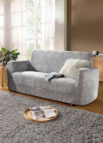 Edle und strapazierfähige Stretchbezüge in Samtoptik 