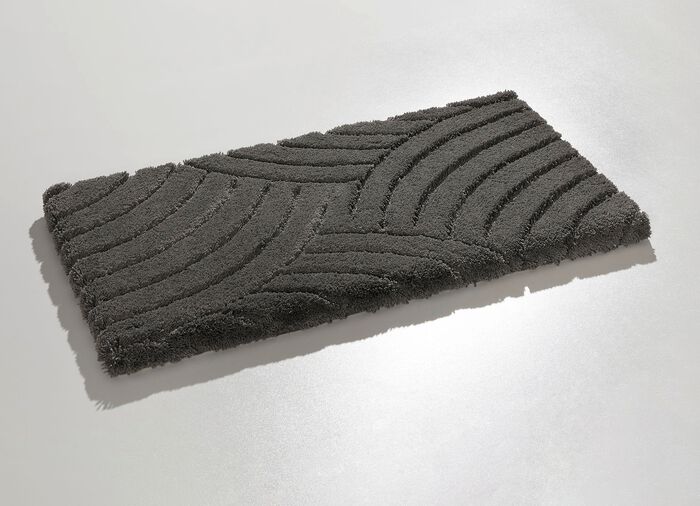 Barfu&szlig;weiche Magicsoft Badgarnitur  ANTHRAZIT