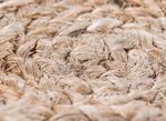 Boho Teppich,  handgeflochten 