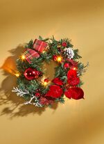 Beleuchteter Wandkranz mit Timerfunktion 