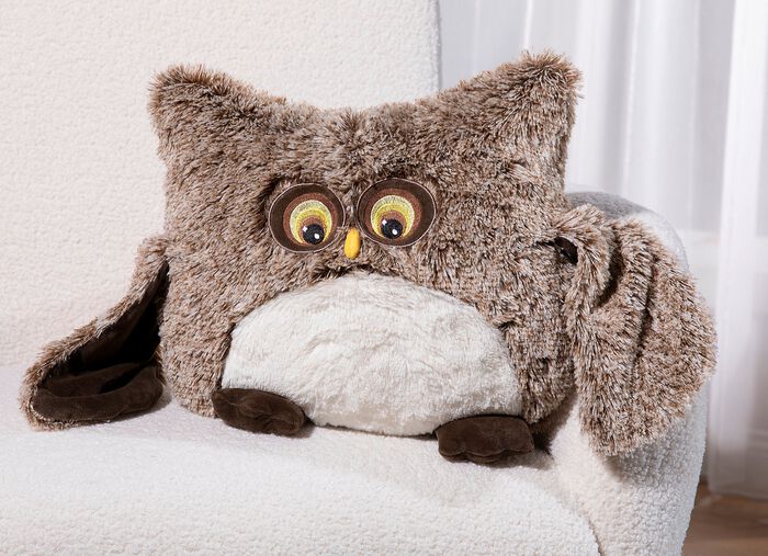 Niedliches Eulen-Deko-Kissen 