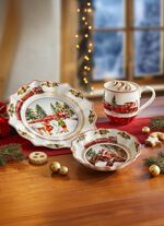 Porzellan-Jahresartikel 2025 von Villeroy & Boch WEISS-ROT