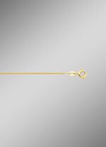 Herrlich verspielte, vergoldete Rundankerkette aus Silber 925/- fein 