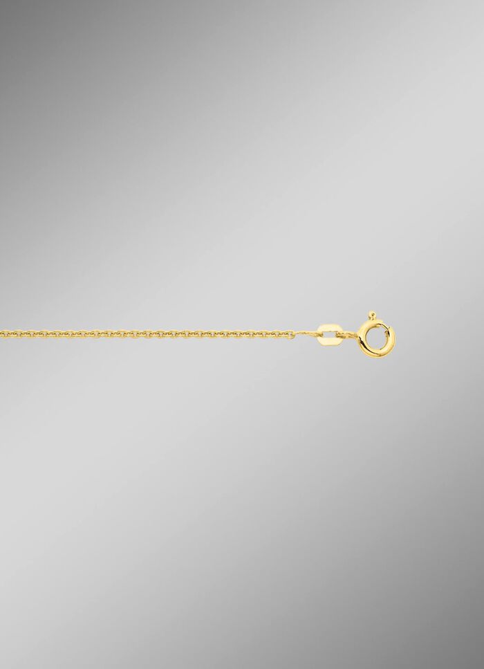 Herrlich verspielte, vergoldete Rundankerkette aus Silber 925/- fein 