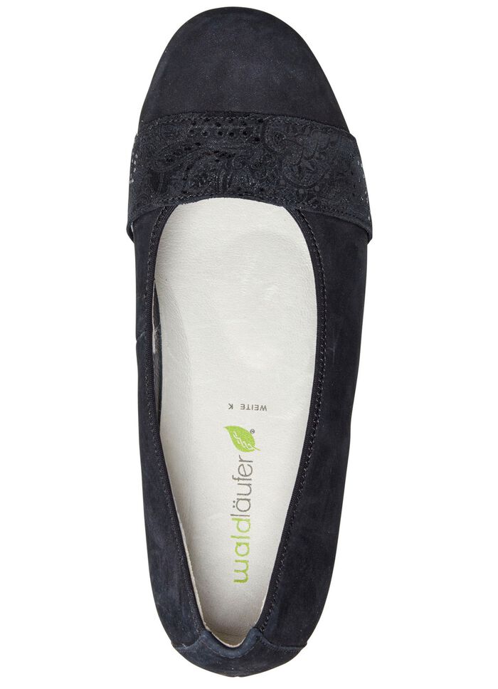 Waldl&auml;ufer, bequeme Damen-Pumps, Weite K, mit herausnehmbarem Fu&szlig;bett 