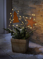 LED-Gartenstecker aus Metall 